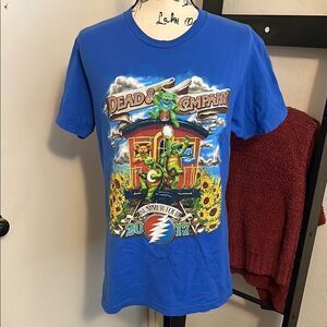 Dead & Company Music Band Blue Summer Tour 2017 Graphic T-Shirt
